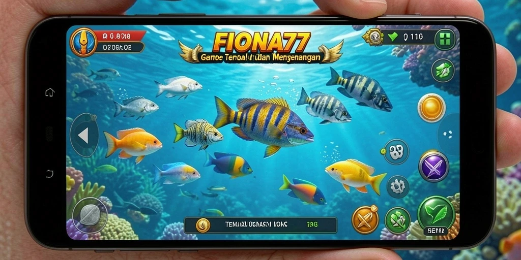 Tangkapan ikan seru dalam FIONA77 dengan grafis menawan.