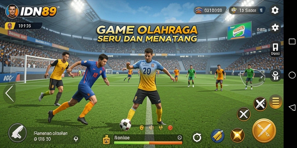 Tangkapan layar gameplay <strong>IDN89</strong> menampilkan pengalaman bermain olahraga yang menarik.