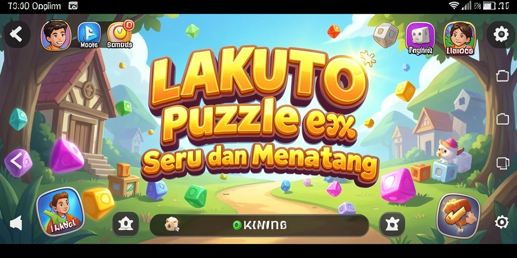 Tampilan gameplay seru dari LAKUTOTO dengan tantangan puzzle.