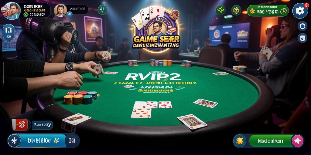Tampilan menarik dari gameplay Poker RVIP2.