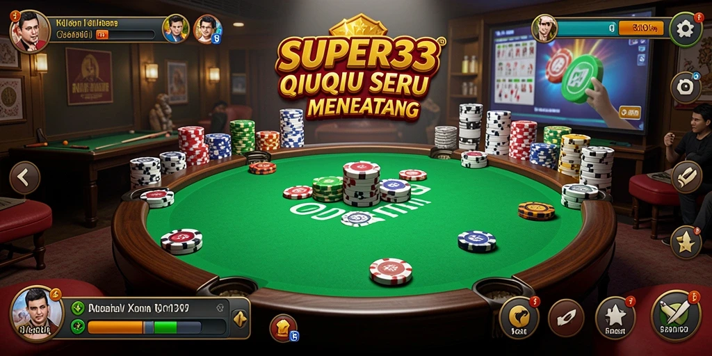 Screenshot gameplay QiuQiu dari SUPER33 yang seru.