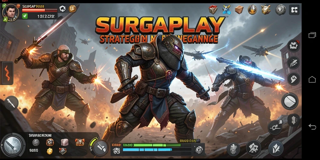 Tampilan gameplay SURGAPLAY yang menegangkan dan menarik.