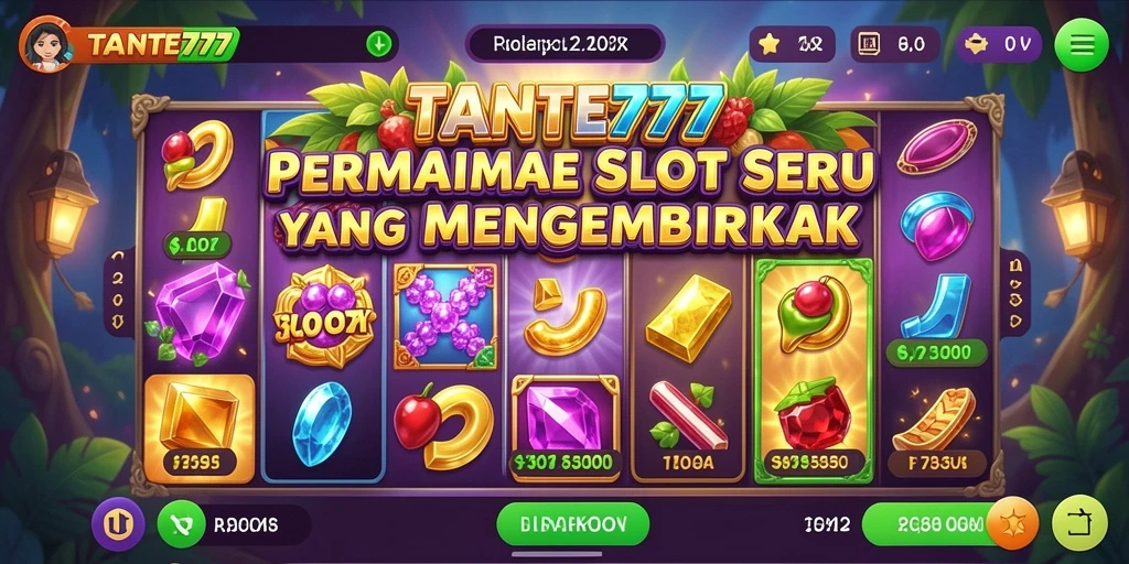 Tampilan menarik dari gameplay TANTE777 yang memikat.